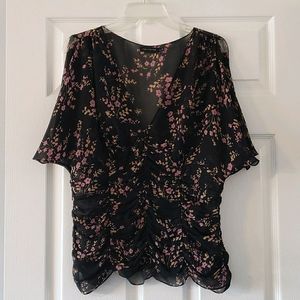 The Limited Ruched Blouse